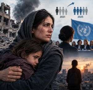 UN: Proportion of women among civilian war casualties has doubled since 2021